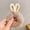 Coffee, variant on Tao Tao Bunny Ear Scrunchie Hair Accessories Hair Ties Tiara Hair Bands Fluffy Scrunchies Fuzzy Hair Scrunchies Furry Scrunchies For Women Girl Gold Free Size
