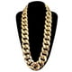 thumbnail image 1 of Collar grueso para hombre, cadena de oro falsa de rapero de los años 90, collar de oro falso de Hip Hop, accesorio para disfraz (27,5 "1,37"), 1 of 5