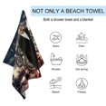 thumbnail image 2 of Doctor Who Beach Towel Microfiber Oversized Lightweight Beach Towel Extra Large Sand Free Towels Travel Swim Pool Yoga Gym Camping Beach Essentials Accessories Vacation Gift 51*31 Inch, 2 of 8