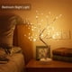 thumbnail image 3 of Árbol de bonsái de mesa, 108 luces LED, decoración navideña, funciona con pilas y USB, árbol artificial para bodas, regalo interior o exterior, decoración de escritorio Fokelyi HY-0023, 3 of 5
