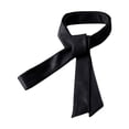 thumbnail image 4 of Cinturón de piel sintética para mujer y niña, estilo cortavientos, a la moda. Negro, 4 of 9