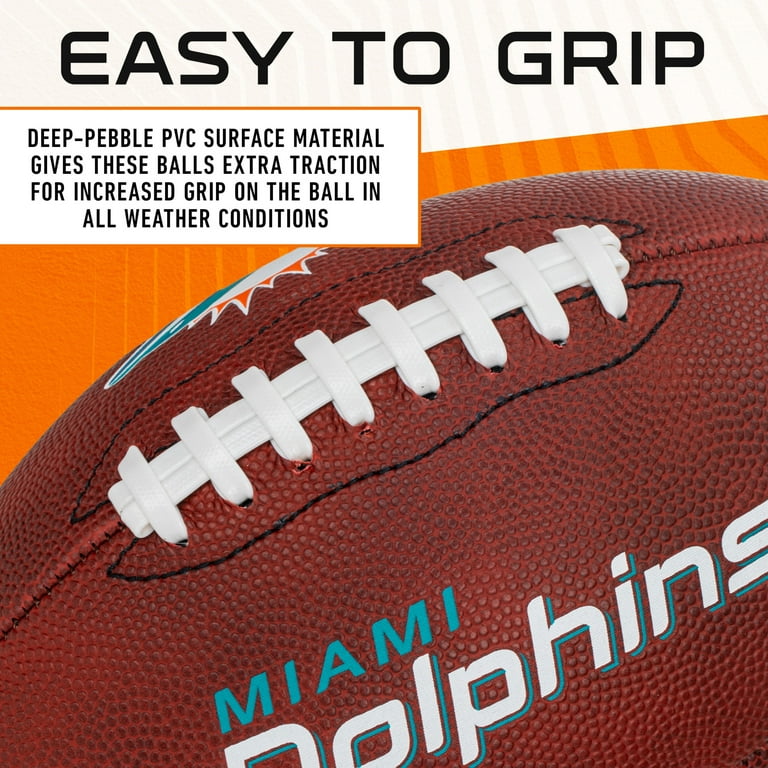 Franklin Sports NFL Miami Dolphins Football - Youth Junior Size