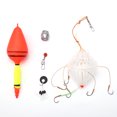thumbnail image 1 of Flotador, anzuelo explosivo y 6 anzuelos potentes, tamaño 11 n.°, juego de herramientas para pesca de carpas, 1 of 8