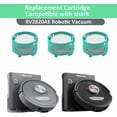 thumbnail image 4 of 4 Pack Replacement for Shark Odor Neutralizer Cartridge LA702 AZ3002 HZ3002 Accessories Replacement for Shark Vacuum Cleaner Odor Neutralizer And air Purifier HP302.Replaces Part# -1541fc3000, 4 of 7