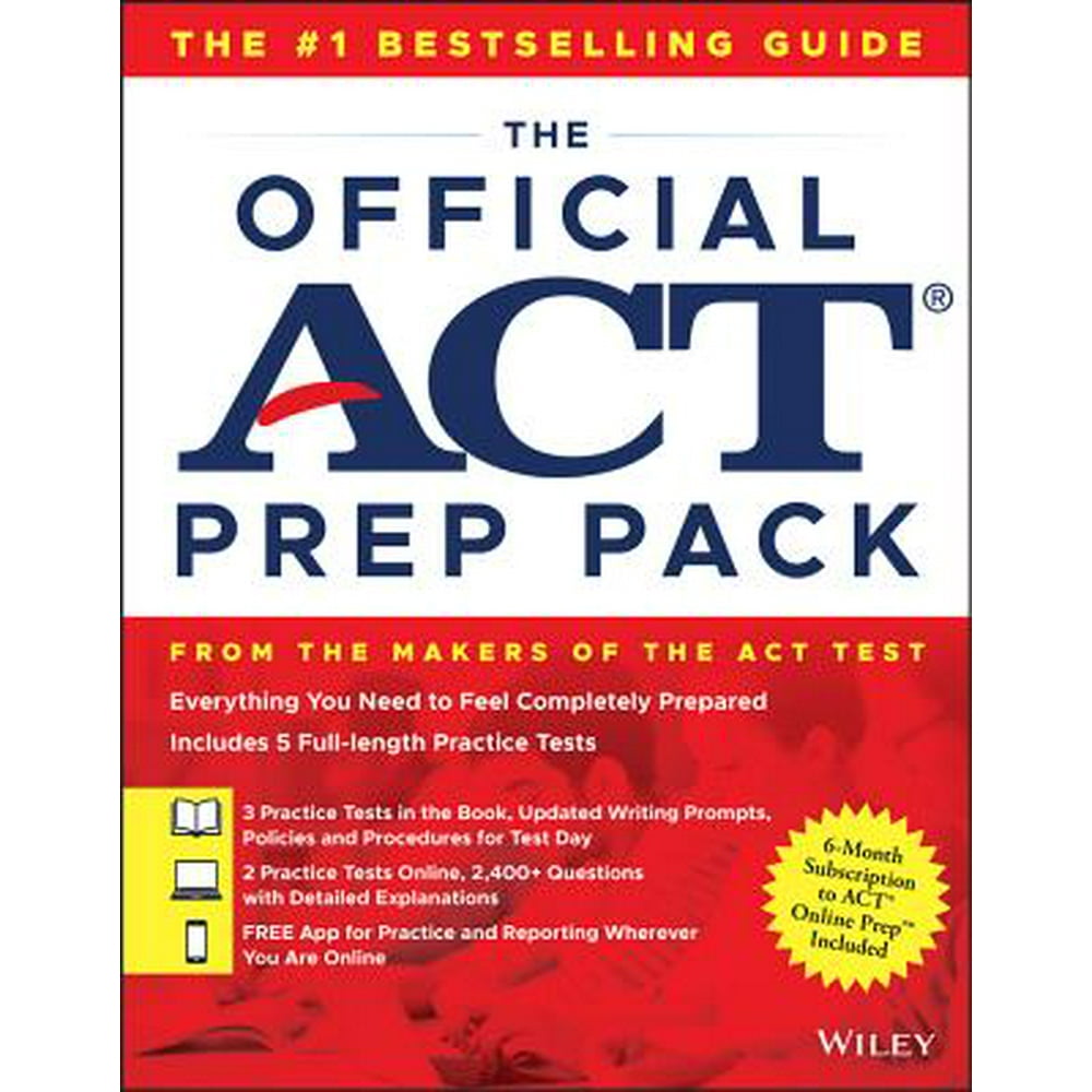 The Official ACT Prep Pack with 5 Full Practice Tests (3 in Official