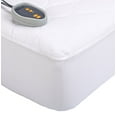 thumbnail image 1 of Beautyrest Down 200-Thread Count Cotton Blend Heated Mattress Pad, King, White, 1 of 2