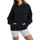 thumbnail image 1 of Sudaderas con capucha Anoumcy Comfort sudadera con capucha de forro polar de gran tamaño para mujer, 1 of 6