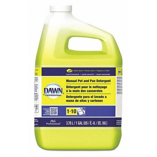 DAWN PGC 57444 Dishwashing Detergent,1 gal,Lemon,PK4