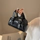 thumbnail image 5 of 06009 Bolso Pequeño PU Con Textura Nicho Bolso Bandolera Boston para Mujer (negro), 5 of 9