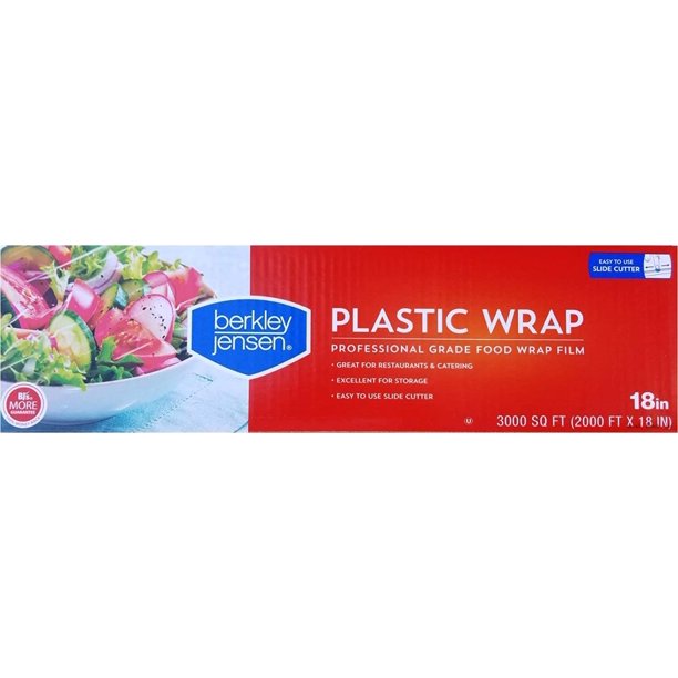 4 Set Professional Plastic Wrap With Cutter Slide 3000 Footx18 Inches