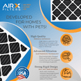 24x30x1 Air Filter Odor Eliminator Carbon Filter MERV 8 Comparable to