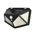 thumbnail image 2 of Lámpara de pared para exterior recargable con energía solar, lámpara de jardín, 100 LED, lámpara de inducción de cuerpo humano luminosa de cuatro lados, lámpara de calle, lámpara de jardín, 2 of 4
