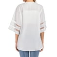 thumbnail image 6 of Women's Short Sleeve Beachwear Sheer Chiffon Kimono Cardigan Solid Casual Capes Beach Cover up Cardigan, 6 of 8