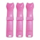 thumbnail image 4 of 3 piezas de comederos de tiras para gatos, soporte para cuchara exprimidora de tiras para puré líquido Rosa, 4 of 9