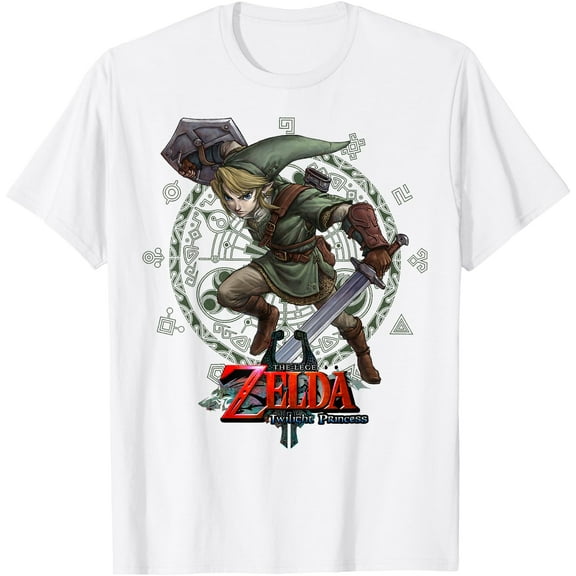 The Legend of Zelda Twilight Princess Link Hyrule Hero DTG Print Unisex T-Shirt