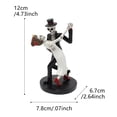 thumbnail image 3 of Figura de resina de pareja de esqueletos para decoración del hogar: figura de esqueletos góticos bailando para Halloween o el Día de Muertos, escultura pintada a mano de estilo antiguo, 3 of 7