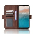 thumbnail image 3 of Case for Nokia C21 Plus Cover Adjustable Detachable Card Holder Magnetic closure Leather Wallet Case - Brown, 3 of 5
