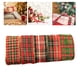 thumbnail image 4 of 5 uds cinta de Navidad con borde cinta de arpillera manualidades DIY Lino satinado para coronas decoración de de árboles de, 4 of 9