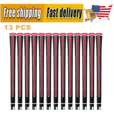 13Pcs Golf Grip Golf Club Grip Non-Slip Natural Rubber Grip Midsize 60R