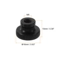 thumbnail image 2 of Uxcell Knurled Thumb Nuts 8Pack M5 Carbon Steel Nut High Head Through Hole, Black, 2 of 5