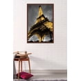 thumbnail image 2 of The Eiffel Tower - Lights Wall Poster, 22.375" x 34", Framed, 2 of 2