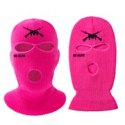 Aellinatey Army Tactical Mask 3 Hole Full Face Mask Ski Mask Winter Cap Balaclava Helmet