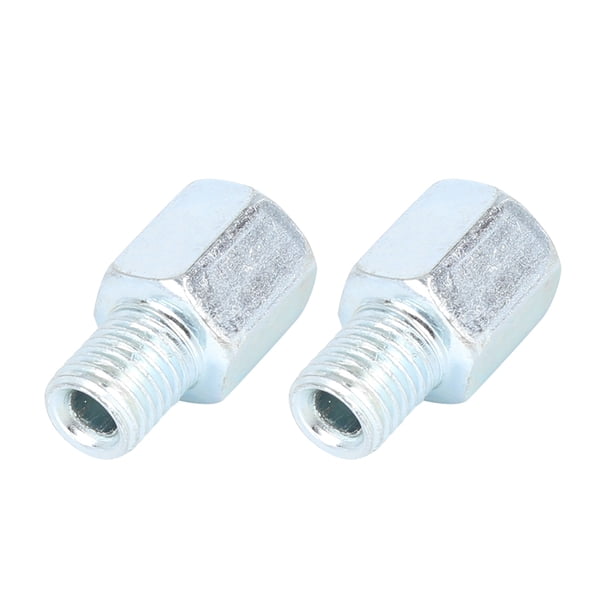 2Pcs 10mm RH a 10mm RH Retrovisor Espejos Adaptador para Motocicleta