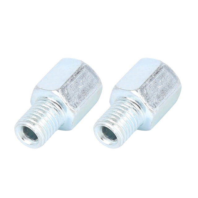 2Pcs 10mm RH a 10mm RH Retrovisor Espejos Adaptador para Motocicleta