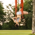 thumbnail image 3 of Aerial Yoga Swing Set, Yoga Hammock Flying Trapeze Yoga Kit Aerial Yoga Hammock Sling Inversion Tool with 2 Extension Straps for Home Gym Fitness, Mounting Accessories Included, 3 of 8