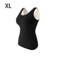 thumbnail image 3 of Sonducket Ropa interior térmica de invierno frío para mujer, Top transpirable de mantenimiento del calor, chaleco básico de poliéster adelgazante, Ropa interior Negro SG Sonducket AP013622-07, 3 of 6