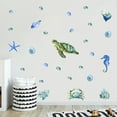 thumbnail image 5 of LMTODLFG Glow in The Dark Ocean Fish Wall Decals,Under The Sea Wall Stickers Decals Decor Luminous Sea Life Animals Waterproof Stick Wall Decal for Kids Boys Bedroom Watercolor Ocean Creatures Decor, 5 of 8