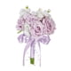 thumbnail image 2 of Ramo de novia Strade Fareast Limited Flores artificiales para Día de San Valentín Púrpura claro, 2 of 8