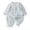 Light Blue, variant on Toddler Girls Pajamas Size 4t Toddler Pajamas, Two-Piece Long Sleeve Pajama Set Toddler Sleepers(Light Blue,9-12 Months)