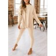 thumbnail image 4 of Conjunto de 2 Piezas para Mujer PRETTYGARDEN Otoño Beige S, 4 of 8