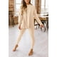 thumbnail image 4 of Conjunto de 2 Piezas para Mujer PRETTYGARDEN Blusa de Manga Larga y Leggings XL, 4 of 8