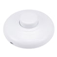 thumbnail image 1 of Interruptor de pedal redondo Uxcell, botón momentáneo, nylon blanco, 1 pieza, 1 of 5