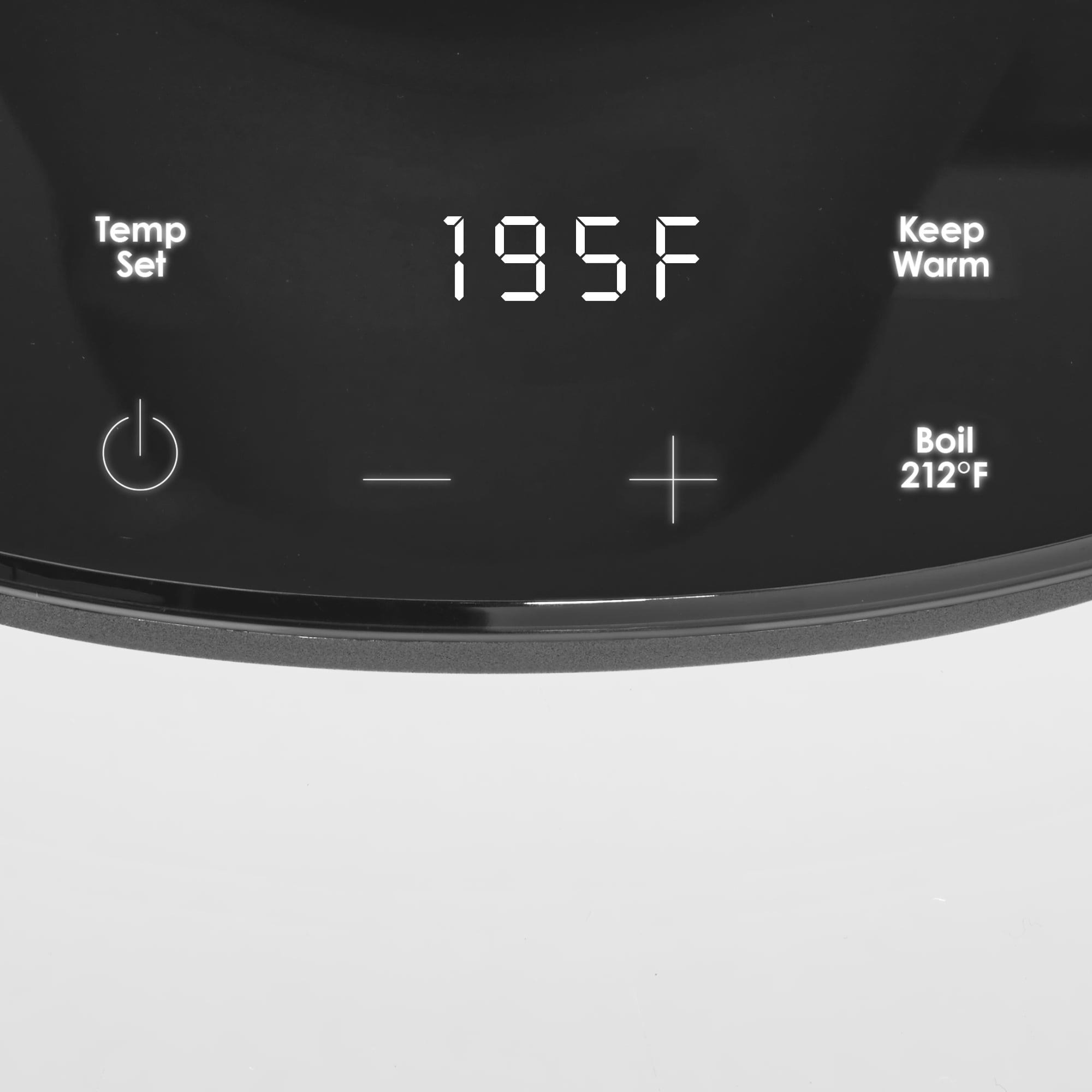 Brim Precision Temperature & Perfect Pour Intuitive Touch Gooseneck Kettle Stainless Steel #50029