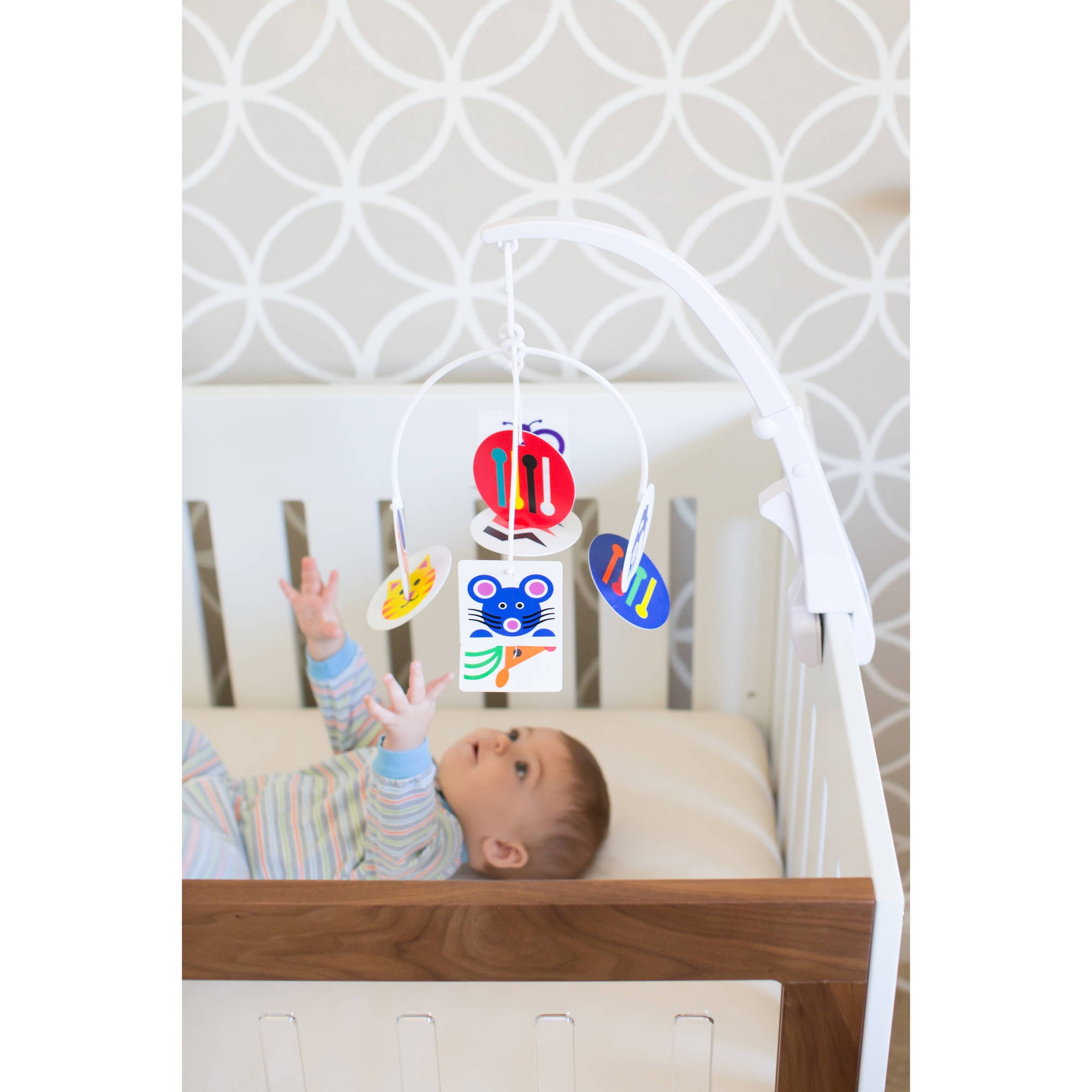 J.L. Childress Crib Mobile Attachment Clamp, White