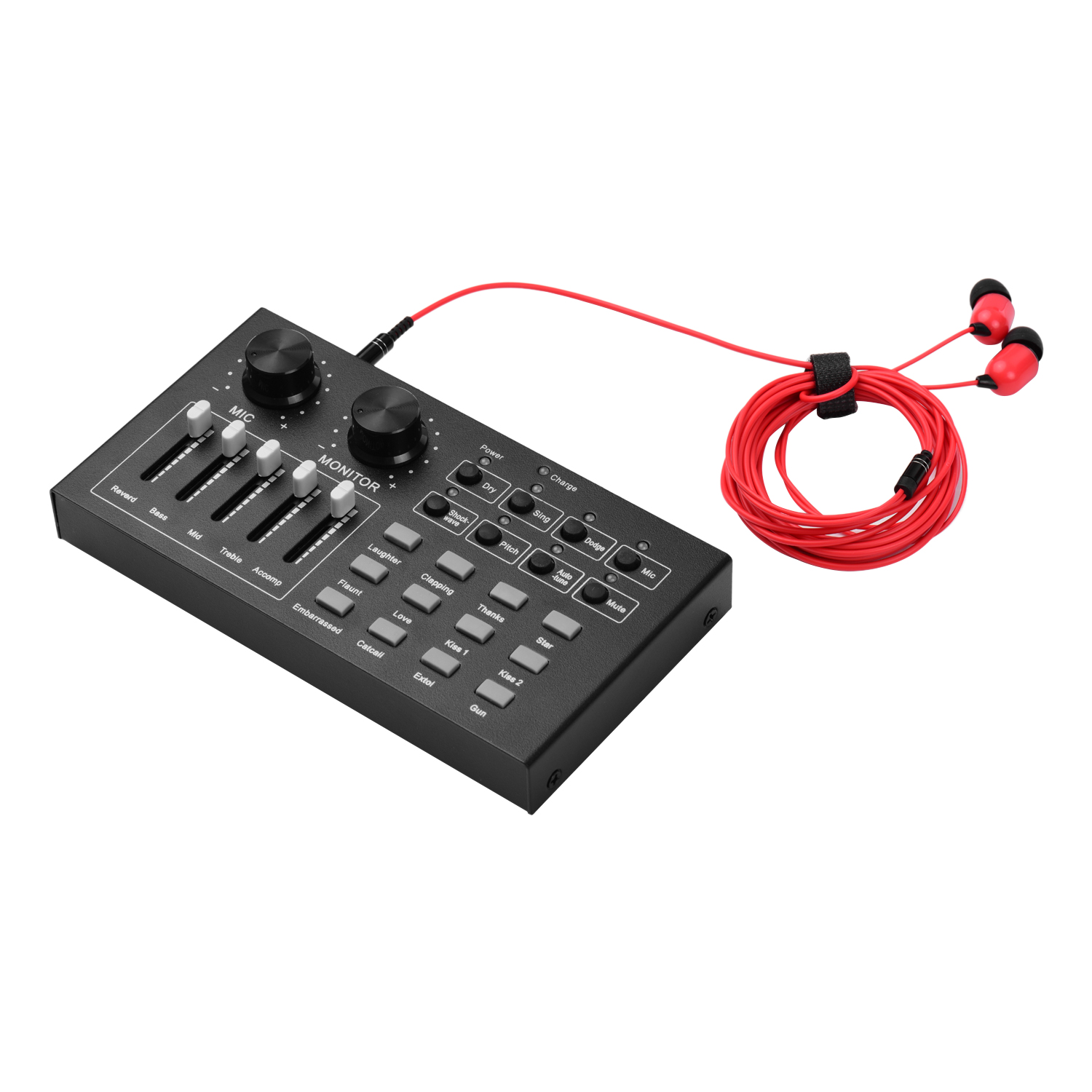 Multifunctional Live Streaming Sound Card USB Audio Interface Mixer