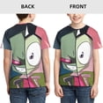 thumbnail image 3 of Galaxy Invader Zim Youth Unisex T-Shirt Crewneck Short Sleeve Double-Sided Print Tee Shirts Top For Boys Girls Kid Teen X-Large, 3 of 6