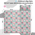 thumbnail image 5 of Unicorn and Heart Pink Pattern Teens Toddler Nap Mat with Pillow, Sleeping Mat Bag for Preschool Daycare 59"x22", 5 of 6