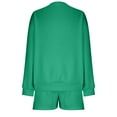 thumbnail image 6 of Patlollav Pntutb Women Sets,Ladies Long Sleeve Tops Sweatshirt Shorts Suit, 6 of 6