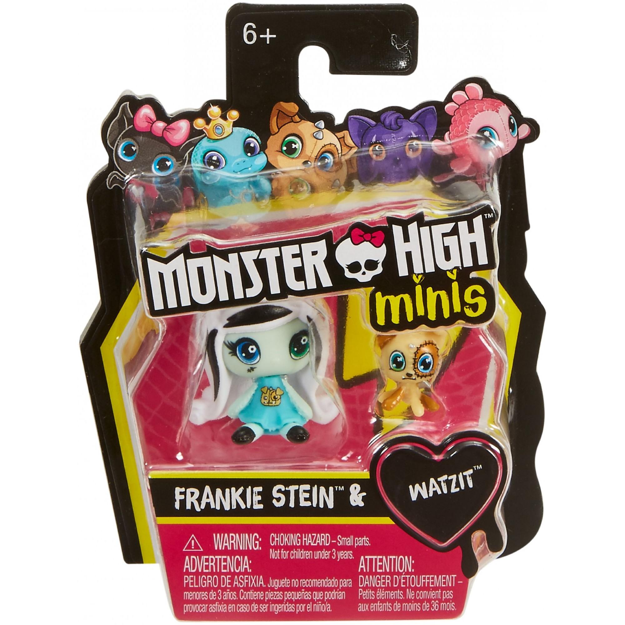 Monster High Minis Frankie Stein & Watzit Figures - image 3 of 4