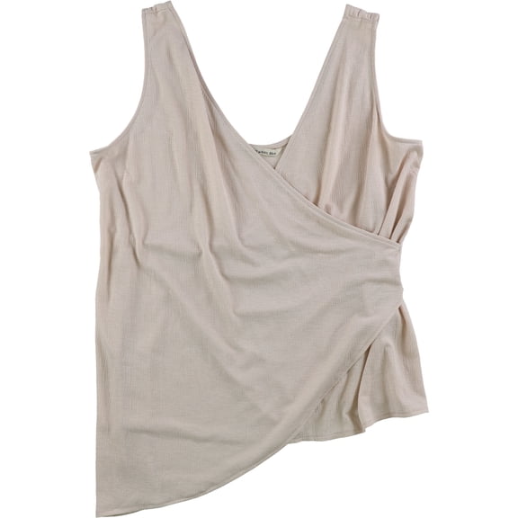 Rachel Roy Womens Crossover Wrap Blouse, Pink, X-Small