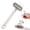 White, variant on 1 Pack 2-in-1 Hair Brush Cleaner Tool, Comb Cleaning Brush with Rake and Pick, Portable Hair Remover for All Brush Types, for Home and Salon Use, 17x6 cm (White)