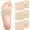 Beige, variant on 3 Pairs Metatarsal Foot Pads for Women and Men, Foot Pads for Balls of Feet Cushions Pain Relief, Morton's Neuroma Relief, Metatarsal Support
