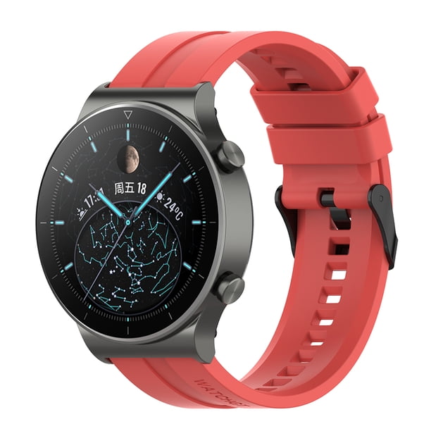 Correa de reloj de repuesto de correa de silicona suave de 22 mm para Huawei Watch GT2 Pro 2e