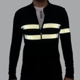 thumbnail image 4 of YKYW - Chaqueta polar térmica reflectante negra de invierno para hombre, camiseta de ciclismo profesional cálida, abrigo de ciclismo de montaña para invierno, ropa para bicicleta, 4 of 5