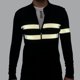 thumbnail image 4 of YKYW - Chaqueta polar térmica reflectante negra de invierno para hombre, camiseta de ciclismo profesional cálida, abrigo de ciclismo de montaña para invierno, ropa para bicicleta, 4 of 5