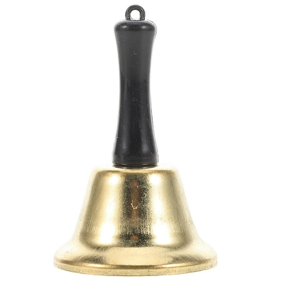 BERTDOMD 1Pc Christmas Metal Hand Bell Portable Durable Handbell Hand Percussion Bell